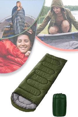 konforlu su ve soğuk geçirmez beş Derece pratik taşınabilir uyku tulumu 5 derece kamp uyku tulumu ürün fotoğrafı