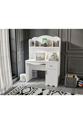 City Çalışma Masası Beyaz %100 Mdf ürün fotoğrafı