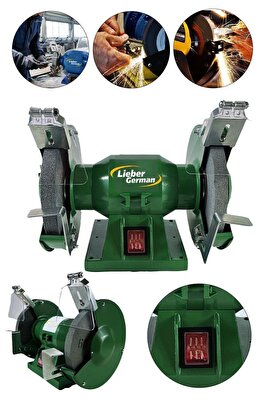 Turbo Motorlu 1200 Watt Çark Motoru Zımpara Balta Bıçak Bileme Makinesi 125 Mm ürün fotoğrafı