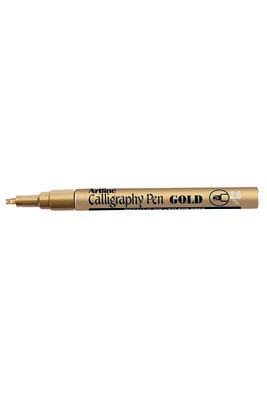 Calligraphy Pen Gold 2,5 Mm Uç Metalik Altın ürün fotoğrafı