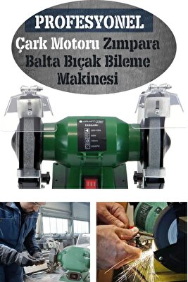 Alman Turbo-3000 Çark Motoru Zimpara Balta Bıçak Bileme Makinesi Tas Motoru Taslama 150 Mm ürün fotoğrafı