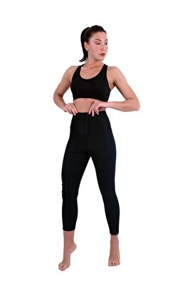 Sauna Tayt Agraflı Termal Siyah Lüx ürün fotoğrafı