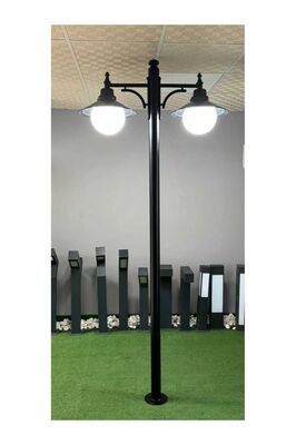 Bahçe Ve Yol Aydınlatma Direkleri Çift Kollu En : 110 Cm Boy : 285 Cm ürün fotoğrafı