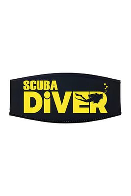 Scuba Dalış Maskesi Neopren Kumaş Scuba Dıver baskılı Maske Bandı. ürün fotoğrafı