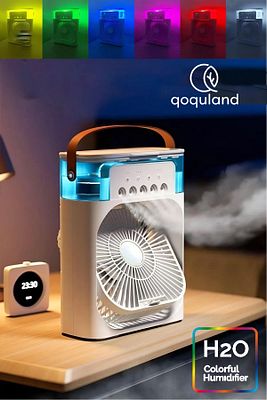 Vantilatör Brushless Motor (KÖMÜRSÜZ MOTOR) Mini Fan Klima ortam Oda Nemlendirici Hava Soğutucu ürün fotoğrafı
