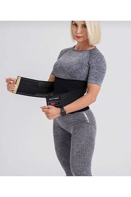 Ns Fit Termal Sauna Bel Korsesi Termal Kemer Siyah Renk ürün fotoğrafı