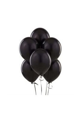 Metalik Lateks Balon Siyah 10 Adet Kb1252 ürün fotoğrafı