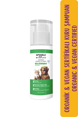 Organik & Vegan, Pratik Pati Temizlik Köpüğü, Kedi Ve Köpek Kuru Durulanmayan Bakım Şampuanı-150ml ürün fotoğrafı