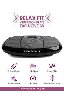 Exclusive 3d Vibration Plate Hoparlörlü Titreşimli Spor Fitness Egzersiz Aleti Cihazı ürün fotoğrafı