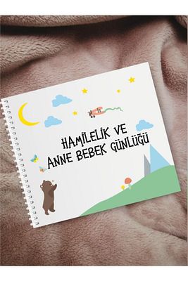 Hamilelik Ve Anne Bebek Günlüğü Hamile Anı Defteri Bebek Anı Defteri Bebek Ajandası ürün fotoğrafı