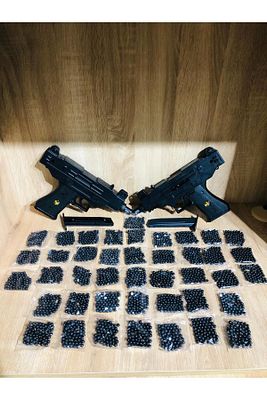 shpwave 2 adet Uzi Silah + 42 Paket Mermi htcx 1005813 ürün fotoğrafı