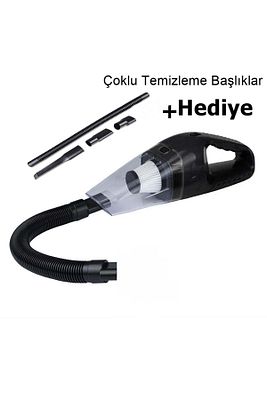 Oto Araç Süpürgesi Çakmaklık Girişli Toz Temizleyici Cihazı Koltuk Bağaj ürün fotoğrafı
