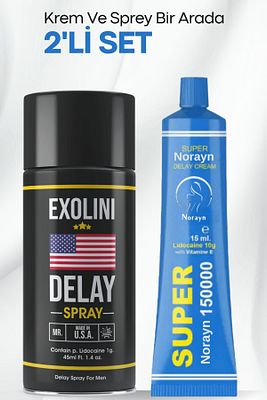 Güvenilir Performans:Exolini 45 ml Gecktrme Etkili Sprey ve Gecktrici Kremle Heyecanı Artırın! ürün fotoğrafı