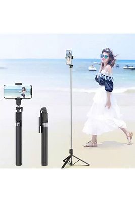 Tripod /selfie Çubuğu K9 Bluetooth Uzaktan Kumandalı Yüksekliği Ayarlanabilir Portatif Taşınabilir ürün fotoğrafı