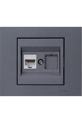 Grano Füme Tekli Data Prizi 1*rj45 Cat6 (İNTERNET PRİZİ) ürün fotoğrafı
