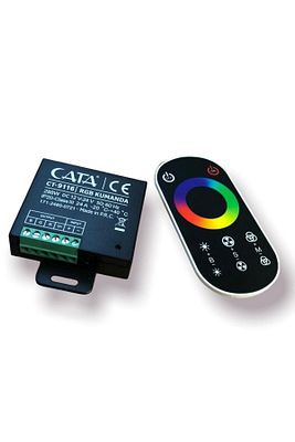 Cata 24a Siyah Rgb Şerit Led Kumanda - Renkli Led Şeritler Için ürün fotoğrafı
