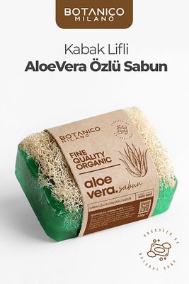 Kabak Lifli Aloe Vera Sabunu ürün fotoğrafı