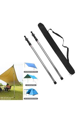 Kamp Direği 2 Adet Alüminyum Alaşımlı Çadır Tente Kamp Gölgelik Ayarlanabilir 230 cm ürün fotoğrafı