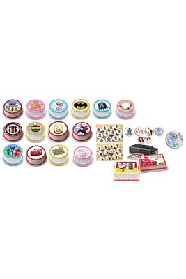 Yenilebilir Pasta Resmi Frozen Pirinç Kağıdından 6-8-10 Kişilik Pastaya Uygun 16 Cm ürün fotoğrafı