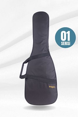 01 Serisi Elektro Gitar Çantası - Siyah ürün fotoğrafı