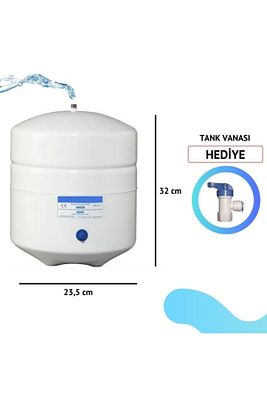 8 Litre Metal Tank 2.2 Galon Su Arıtma Tankı ürün fotoğrafı