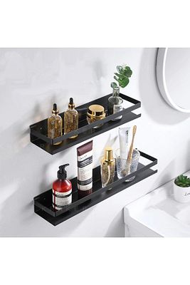Banyo Rafları Sondajsız Köşe Rafı Duvara Monte Duş Tutucu Tuvalet Düzenleyici Banyo Aksesuarları ürün fotoğrafı