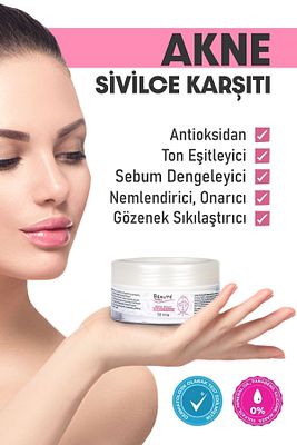Sivilce Akne Siyah Nokta Karşıtı Giderici Nemlendirici Bakım Kremi 50 ml ürün fotoğrafı