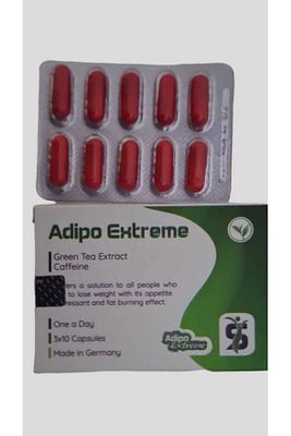 Adipo Plus extreme Caffeine + Yeşil çay fat burner 30 kapsül ürün fotoğrafı