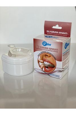 Diş Sıkma Diş Gıcırdatma Aparatı Silikon Dişlik Bruksizm Dişliği Gece Plağı Diş Sıkma Önleyici ürün fotoğrafı