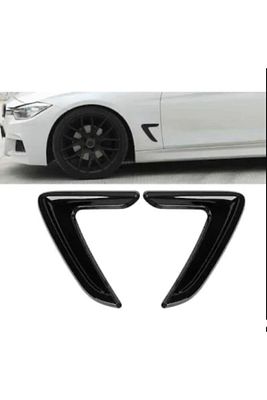 Piano Black Tampon Çamurluk Venti Çamurluk Izgara Body Kit Parlak Siyah Kısa Model ürün fotoğrafı