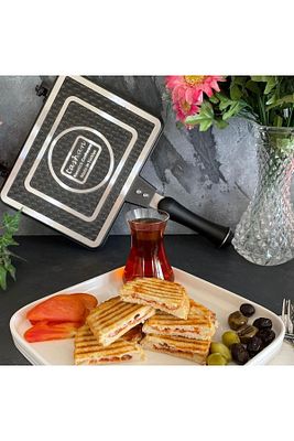 Lüks Grıll Tost Makinası Ocak Üstü Iç Ve Dış Granit Tost Makinesi ürün fotoğrafı