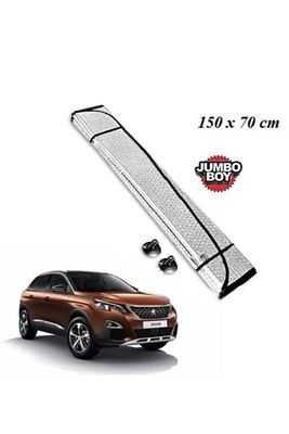 Araba Ön Cam Güneşlik Oto Ön Cam Folyolu Katlanabilir Güneşten Koruyucu Perde Güneşlik 150 X 70 Cm ürün fotoğrafı