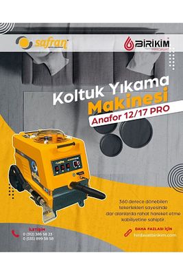 Anafor 12/17 Pro Halı Ve Koltuk Yıkama Makinası ürün fotoğrafı