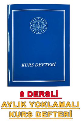 Kurs Defteri 8 Dersli ürün fotoğrafı