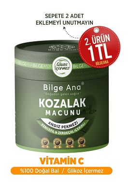 Kozalak Macunu - Glikoz Içermeyen Andız Pekmezi - Zencefil -zerdeçal Ve C Vitaminli Kozalak Macunu ürün fotoğrafı