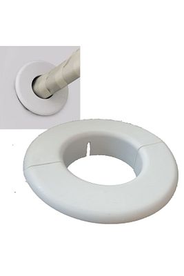 Klima Borusu Delik Kapatma Dekoratif Kapak Boru Kapağı Plastik 11 cm Çap ürün fotoğrafı