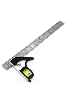 Ayarlanabilir Terazili Açı Ölçer Gönye 45°-90° 30 Cm (ürün Kodu 12271) ürün fotoğrafı