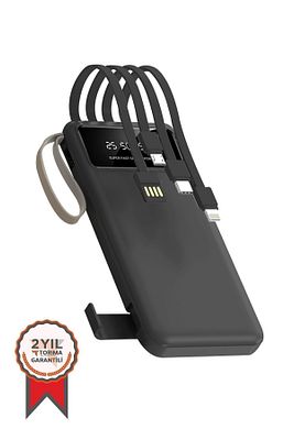 TRM-1011 Siyah Özellikli 4 Çıkışlı 10.000 Mah Powerbank ürün fotoğrafı