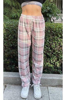 Kadın Ekose Desenli Pijama Alt ürün fotoğrafı