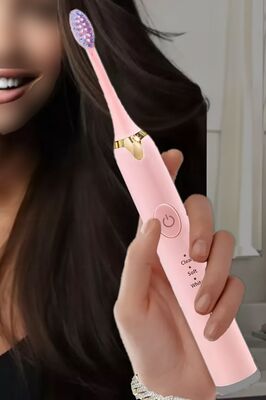 Elektrikli Diş Fırçası USB Şarj Edilebilir Pratik Diş Temizleme Fırçası Şarjlı Diş Fırçası ürün fotoğrafı