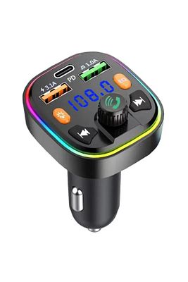 Bluetooth Araç Kiti Araç Fm Transmitter USB Type-C SD Kart MP3 PD Flash Için Uygun Çakmaklık Girişli ürün fotoğrafı