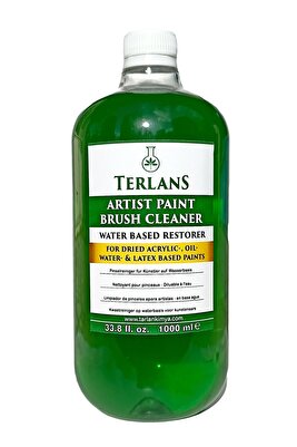 Sanatsal Boya Ve Fırça Temizleyici Leke Sökücü 1000 ml Artist Brush Cleaner ürün fotoğrafı
