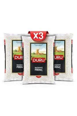 3'lü Basmati Pirinç Paketi X3 Adet 1kg ürün fotoğrafı