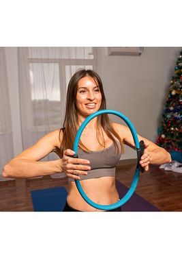Ultra Dayanıklı 38cm Kırılmaz Pilates Çemberi Süngerli Egzersiz Yoga Çemberi Pilates Halkası ürün fotoğrafı