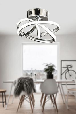 Vino Riserva Model Krom Kaplama Metal Salon Mutfak Oturma Yatak Odası Modern Led Plafonyer Avize ürün fotoğrafı