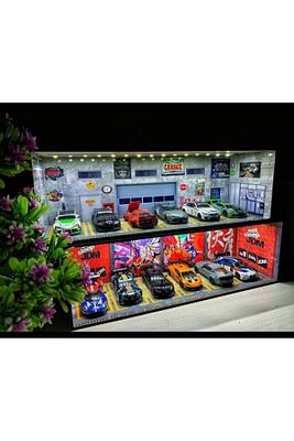 Hotwheels Uyumlu Diorama Garaj ürün fotoğrafı