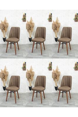 EVMO  6LI  MUTFAK & YEMEK  SANDALYELERİ ürün fotoğrafı