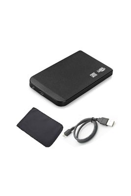 2.5 Siyah Slim Sata Harddisk Hdd Kutusu Kılıf - Vidasız Montaj ürün fotoğrafı