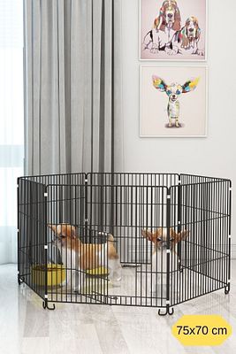 Katlanır Metal Köpek Oyun Alanı , Evcil Hayvan Oyun Eğitim Alanı , Köpek Çiti , Tavşan Çiti ürün fotoğrafı