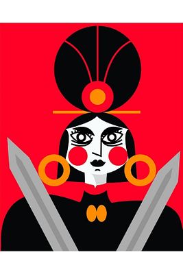 Asian Culture 2, 50x100, Dijital Ilüstrasyon, Dokulu Kağıt ürün fotoğrafı